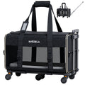 Katziela Quilted Chariot PRO pet carrier – Black