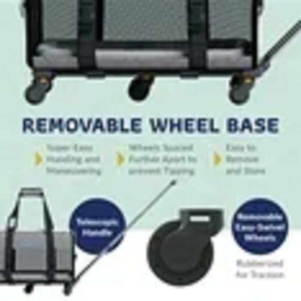 Katziela Quilted Chariot PRO pet carrier – Dark Gray