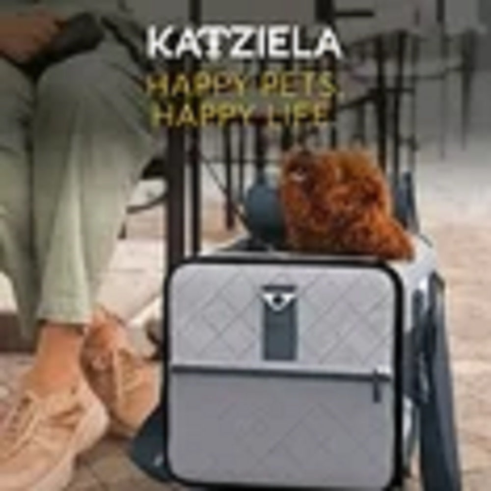 Katziela Quilted Chariot PRO pet carrier – Dark Gray
