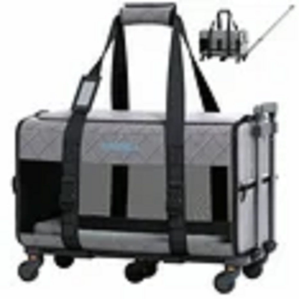 Katziela Quilted Chariot PRO pet carrier – Dark Gray