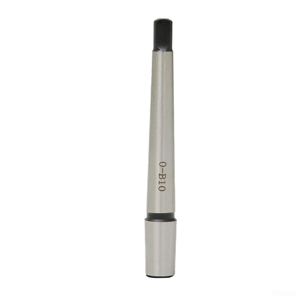 MT0-B10 Drill Chuck Arbor Tools Holder for Morse Taper MT0 Spindle to B10 Chuck 65Mn Steel 80mm Length Lathe Workholding Accessory