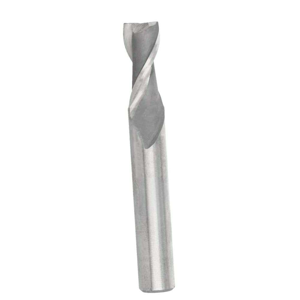 Auniwaig 18mm Straight Shank End Mill Cutter, 4-Flute End Mill Bits,HSS-AL Spiral Bits, Round Shank Milling Cutting Tool for Stainless Steel Alloy Copper Metal 1Pcs