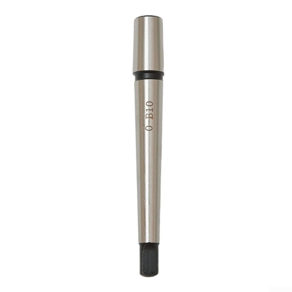 MT0-B10 Drill Chuck Arbor Tools Holder for Morse Taper MT0 Spindle to B10 Chuck 65Mn Steel 80mm Length Lathe Workholding Accessory
