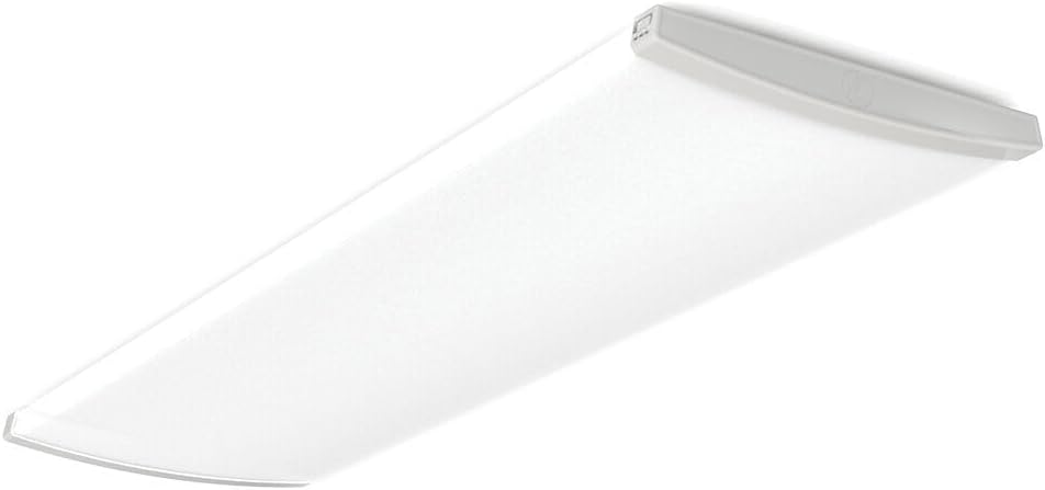 Lithonia Lighting 4' Wraparound LED Shop Light, Adj Brightness, 3-in-1 CCT
