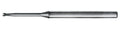 KYOCERA 16RB1181U-10 Series 16 RB Extended Reach Ball Nose End Mill, KTX-I, 20 Degree Angle, 2 Flute, 3.00 mm Cutting Diameter, 6 mm Shank Diameter, 3.00 mm Cutting Length, 60 mm Length, 10 mm Reach