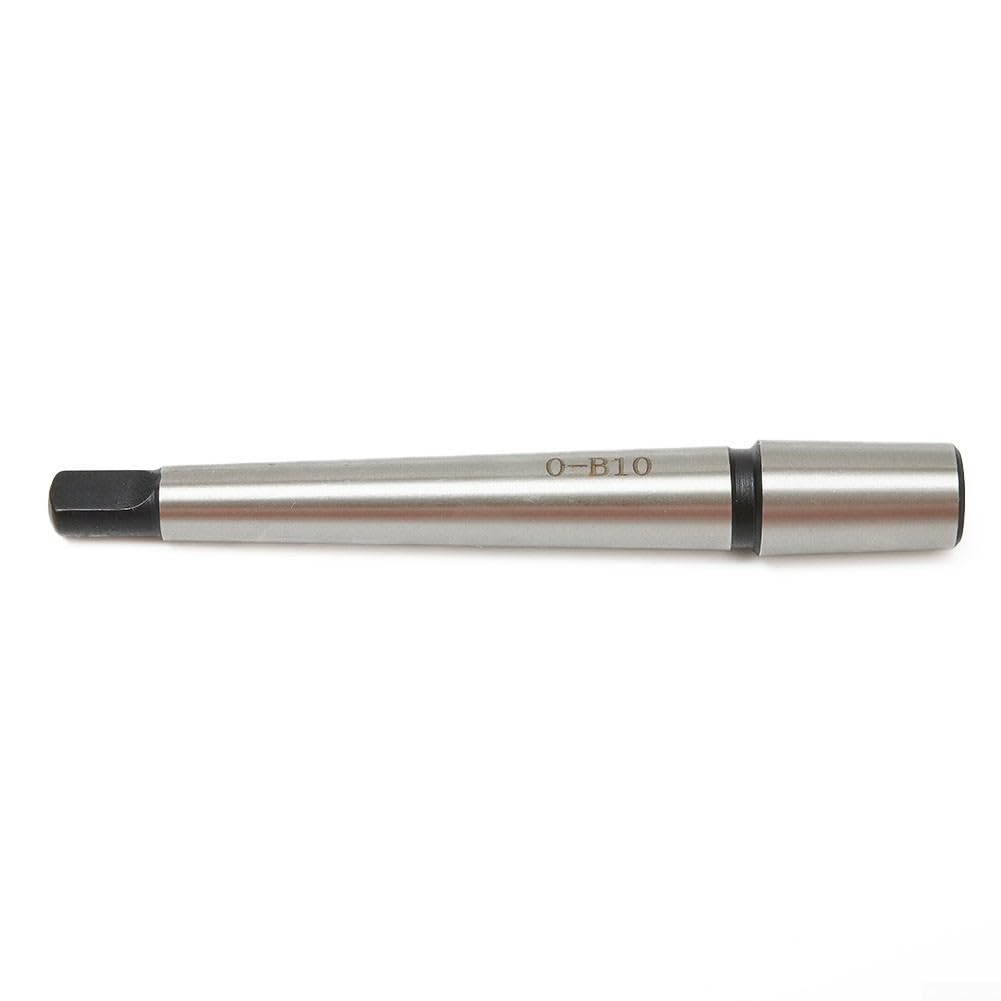 MT0-B10 Drill Chuck Arbor Tools Holder for Morse Taper MT0 Spindle to B10 Chuck 65Mn Steel 80mm Length Lathe Workholding Accessory