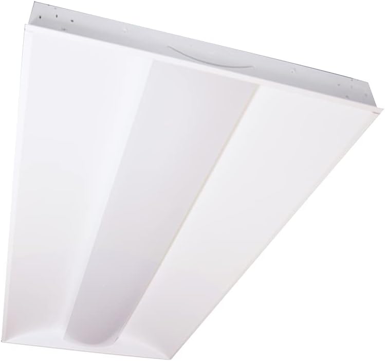 2 ft. x 4 ft. 64-Watt Equivalent Integrated LED White Center Lens Troffer, 4000K Bright White