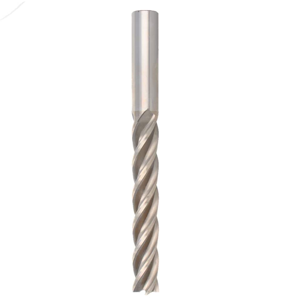 Auniwaig 18mm Straight Shank End Mill Cutter, 4-Flute End Mill Bits,HSS-AL Spiral Bits, Round Shank Milling Cutting Tool for Stainless Steel Alloy Copper Metal 1Pcs