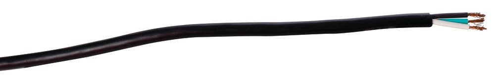 Southwire Indoor Replacement Power Supply Cord - Durable Medium-Duty Round Cable - SJTW Cord - 14 Gauge - 3 Conductor - Black - 9 Foot