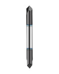 1/4in Solid Carbide End Mill, Chamfer Mill - Double End, 2 Flutes
