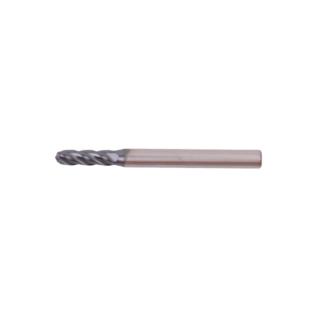 Zvrixe 5Pcs 5/32" Carbide Ball Nose End Mills, ALTiN Coated, 4 Flute