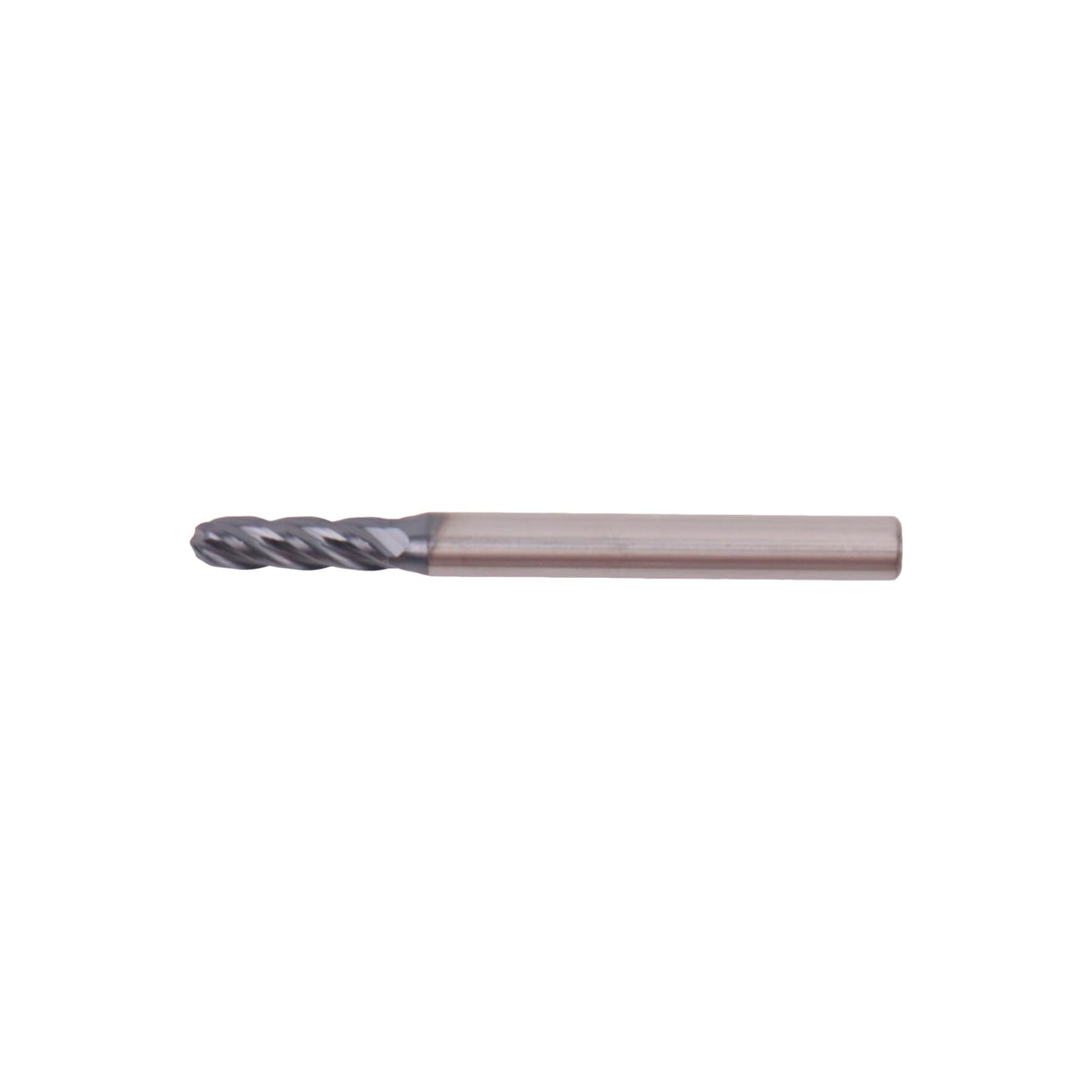 Zvrixe 5Pcs 5/32" Carbide Ball Nose End Mills, ALTiN Coated, 4 Flute