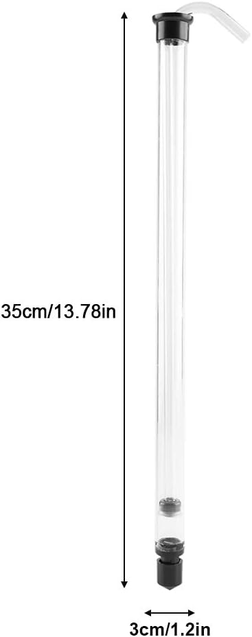 35cm Mini Auto Siphon Racking Cane for Beer & Wine - Plastic Siphon with Tubing, Sediment-Freely Transfer, Leak-Proof