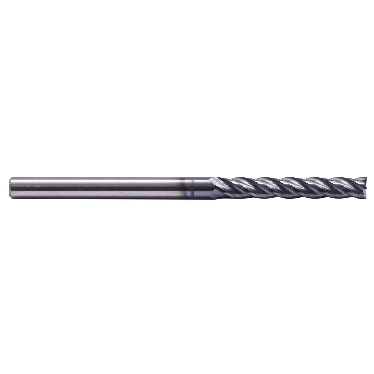 5Pcs 3/16" 4 Flute Solid Carbide Long Square End Mills - AlTiN Coated