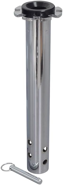 Upper Seat Post with Pin for Go-Go Travel Mobility Scooter - Replacement 1" Diameter for GOGO Elite Traveller Standard, LR, Plus, Plus HD, and Ultra X Scooters (FRMASMB9630)