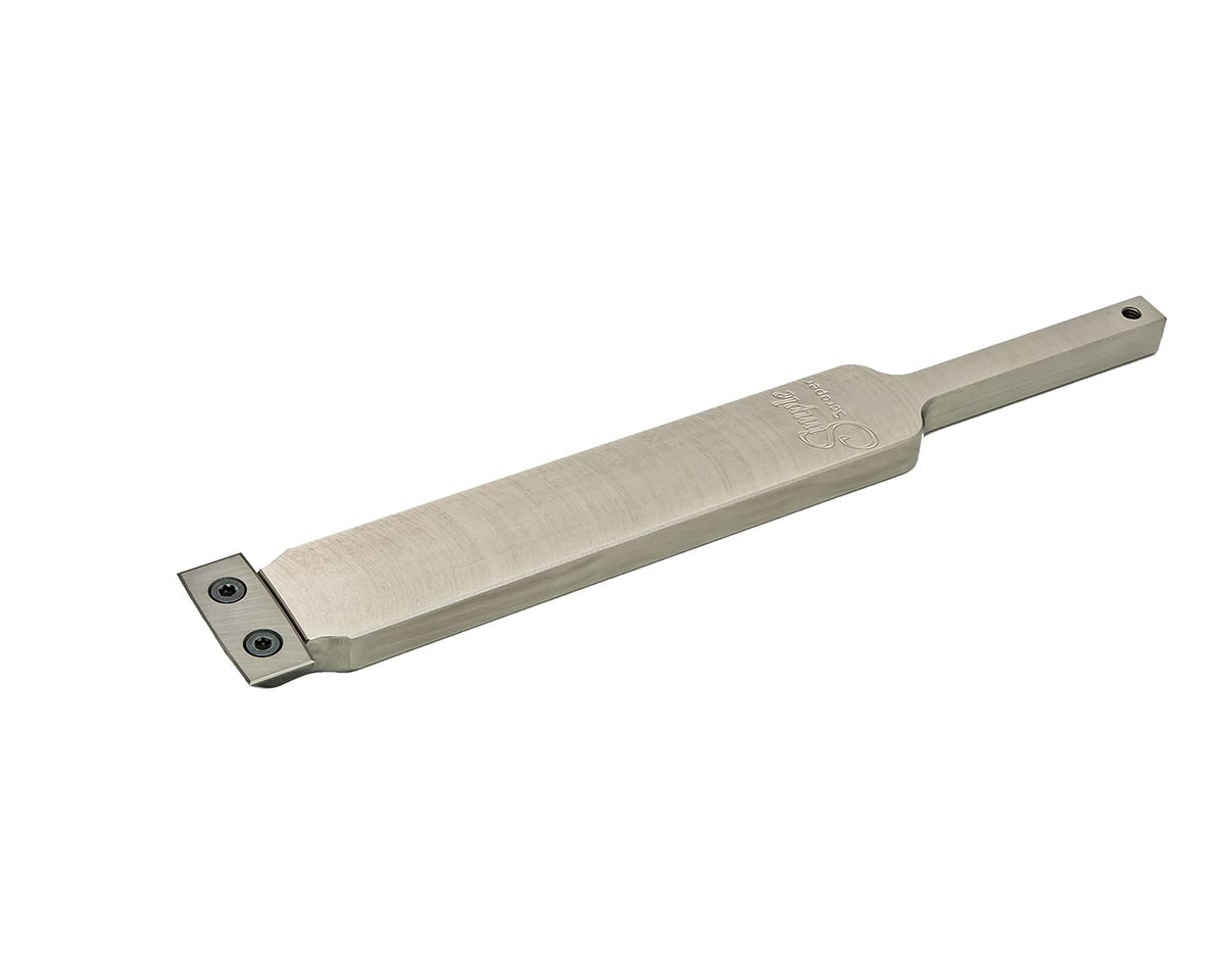 Simple Woodturning Tools Carbide Scraper, Shaping and Finishing Tool, USA Made (Negative Rake Rectangle Cutter/Unhandled)
