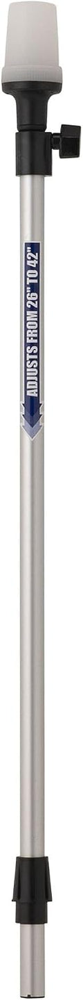 attwood LightArmor LED All-Round Telescoping Pole Boat Navigation Light 30"-48"