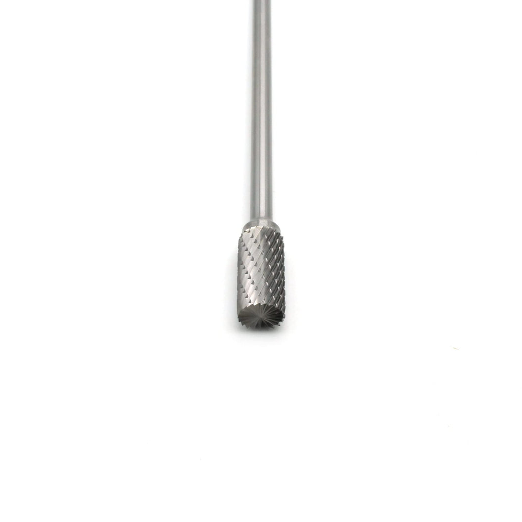 TEMO SB-5L6 Double Cut Carbide Rotary Burr File 1/2" Cyli EndCut 6" Shank
