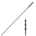 Flexible Installer Drill Bit for Pulling Wires Through Walls Ceilings and Sidewalks, 54-Inch Long, 3/8-Inch Auger with a Fish Eye Hole and Screw Point, 3/16" 3-Flat Anti-Slip Shank.