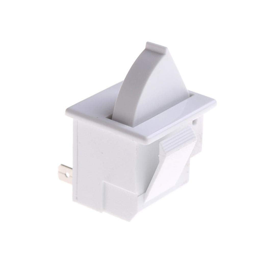 White Replacement Fridge Part Kitchen AC 5A 250V Refrigerator parts Refrigerator Door Lamp Light Switch