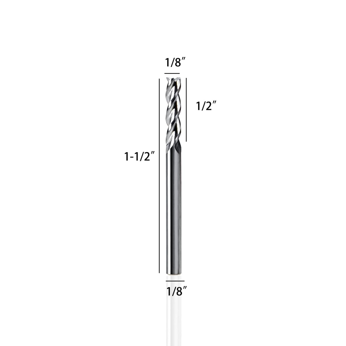 NZ 1/8" 3-Flute Square End Mill