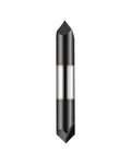 3/8in Solid Carbide End Mill, Chamfer Mill-Double End, 2 Flute
