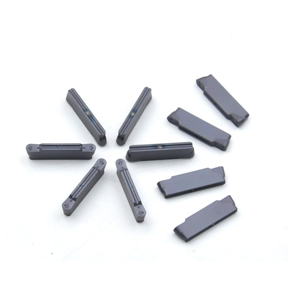 CDBP Indexable Grooving Insert MRMN300-M Carbide Insert for MGEHR/L Grooving Cut-Off Tool Holder, PVD Coating, 10pcs
