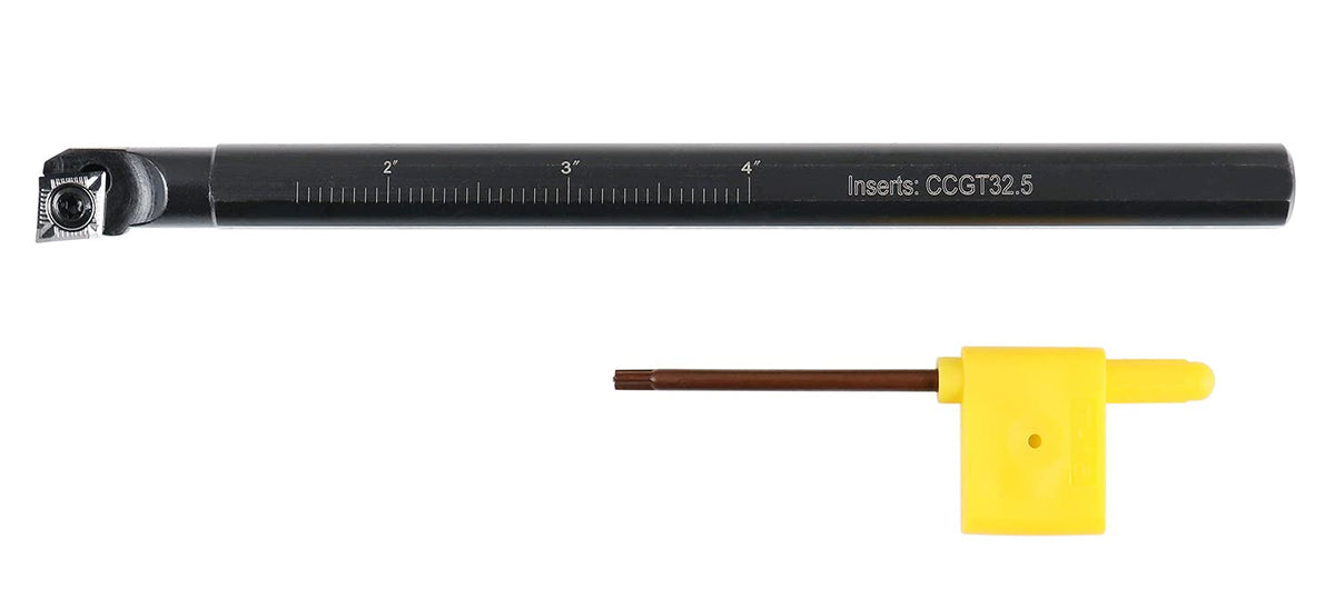 Accusize 1/2 in RH SCLCR Indexable Boring Bar for Aluminum