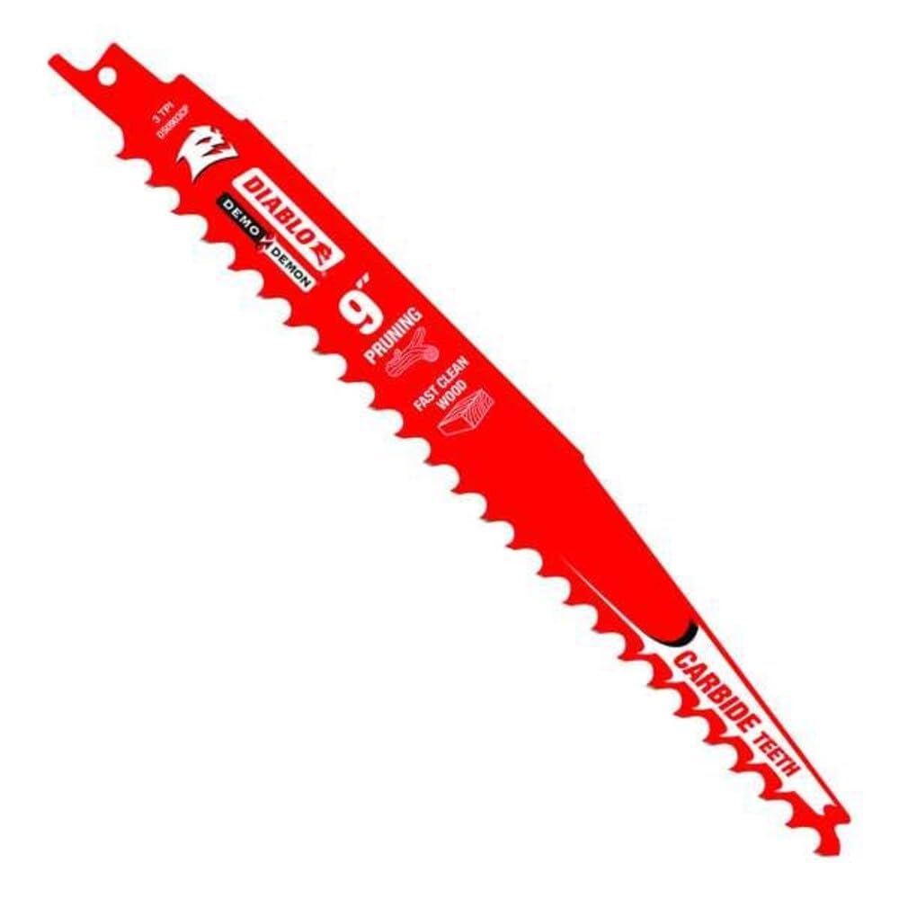 Diablo Demo Demon Carbide Tipped Reciprocating Saw Blades - 9", 3-Pack