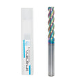JIANXING 3/8" Extra Long Carbide Square End Mill, 3 Flute, 4” OAL, 1 Pc