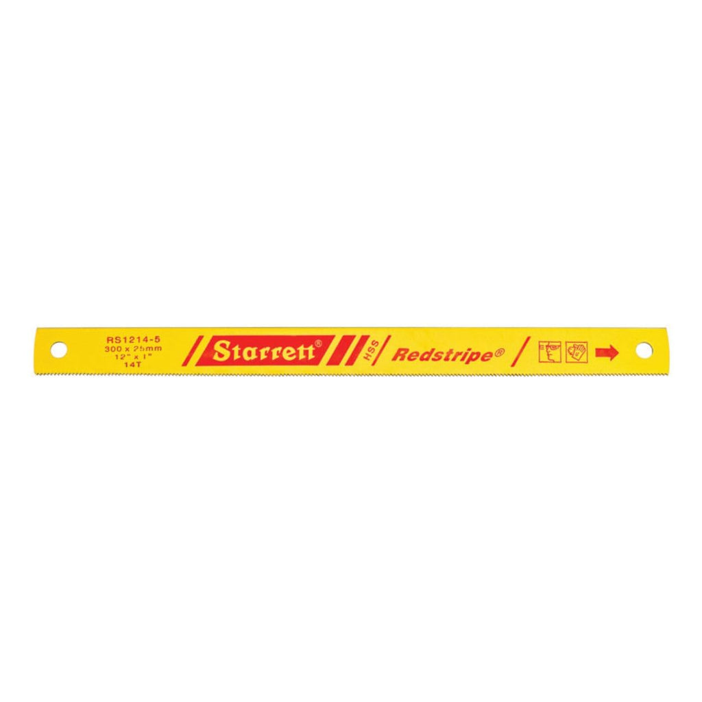 Starrett Redstripe Power Hacksaw Blade, 12" L x 1" W x .050" T