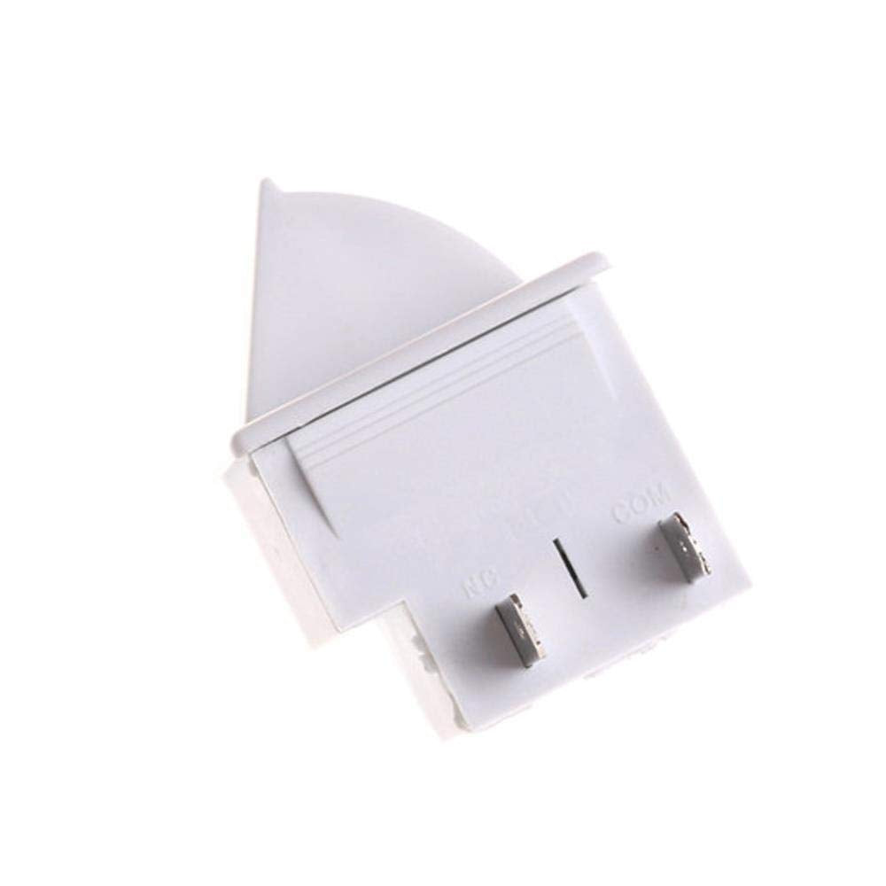 White Replacement Fridge Part Kitchen AC 5A 250V Refrigerator parts Refrigerator Door Lamp Light Switch