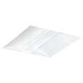 Columbia Lighting CCL24-5040 CCL Series 2X4 LED Center Lens Troffer 5000 Lumens, 4000K, 0-10V Dimming Driver, 47.875 in x 23.875 in x 4 in, White