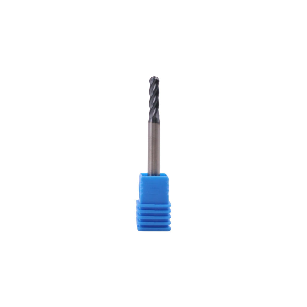 Zvrixe 5Pcs 5/32" Carbide Ball Nose End Mills, ALTiN Coated, 4 Flute