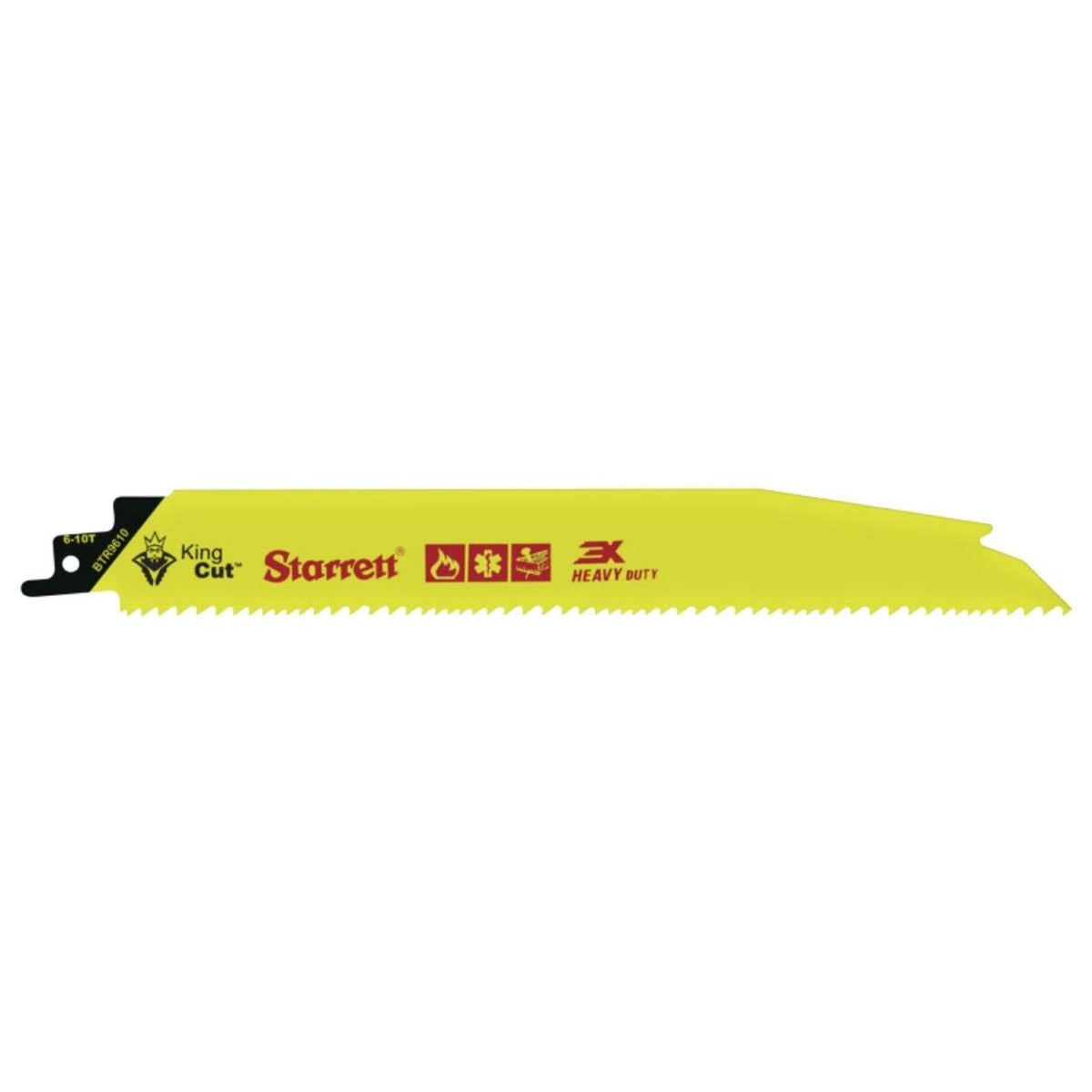Starrett King Cut Reciprocating Saw Blade, 9" L, 1" W, 0.63" H, 5‑Pack