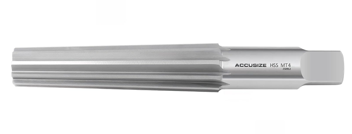 Accusize Industrial Tools Chucking Reamer, MT4, 2802-0004