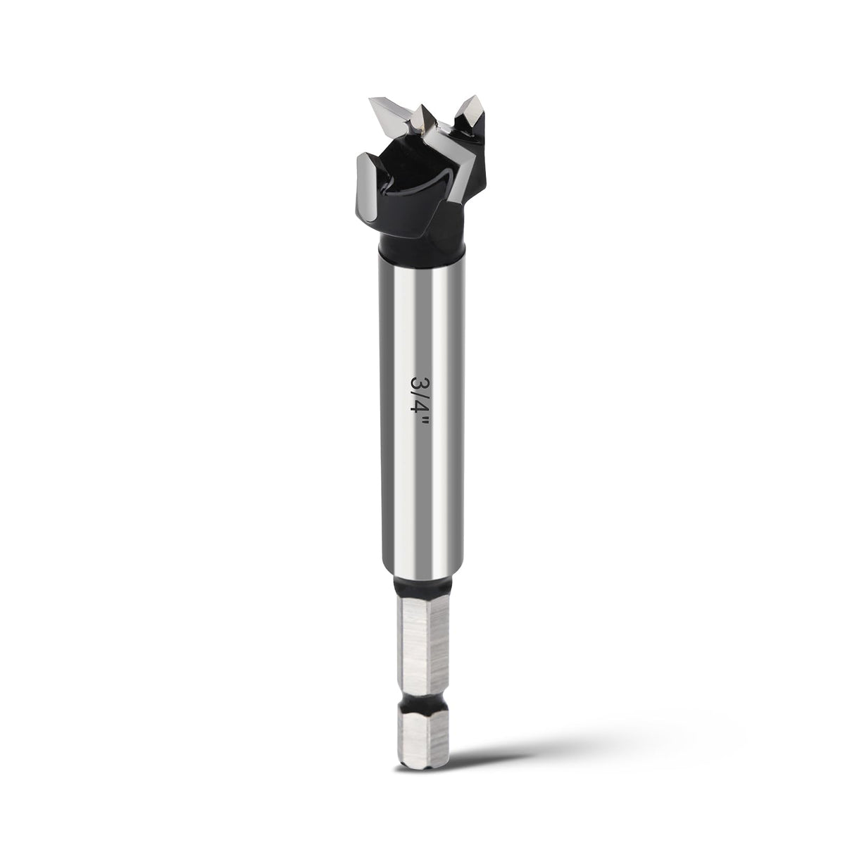 WOBLLMX 3/4" Forstner Drill Bit with 1/4" Quick Change Hex Shank