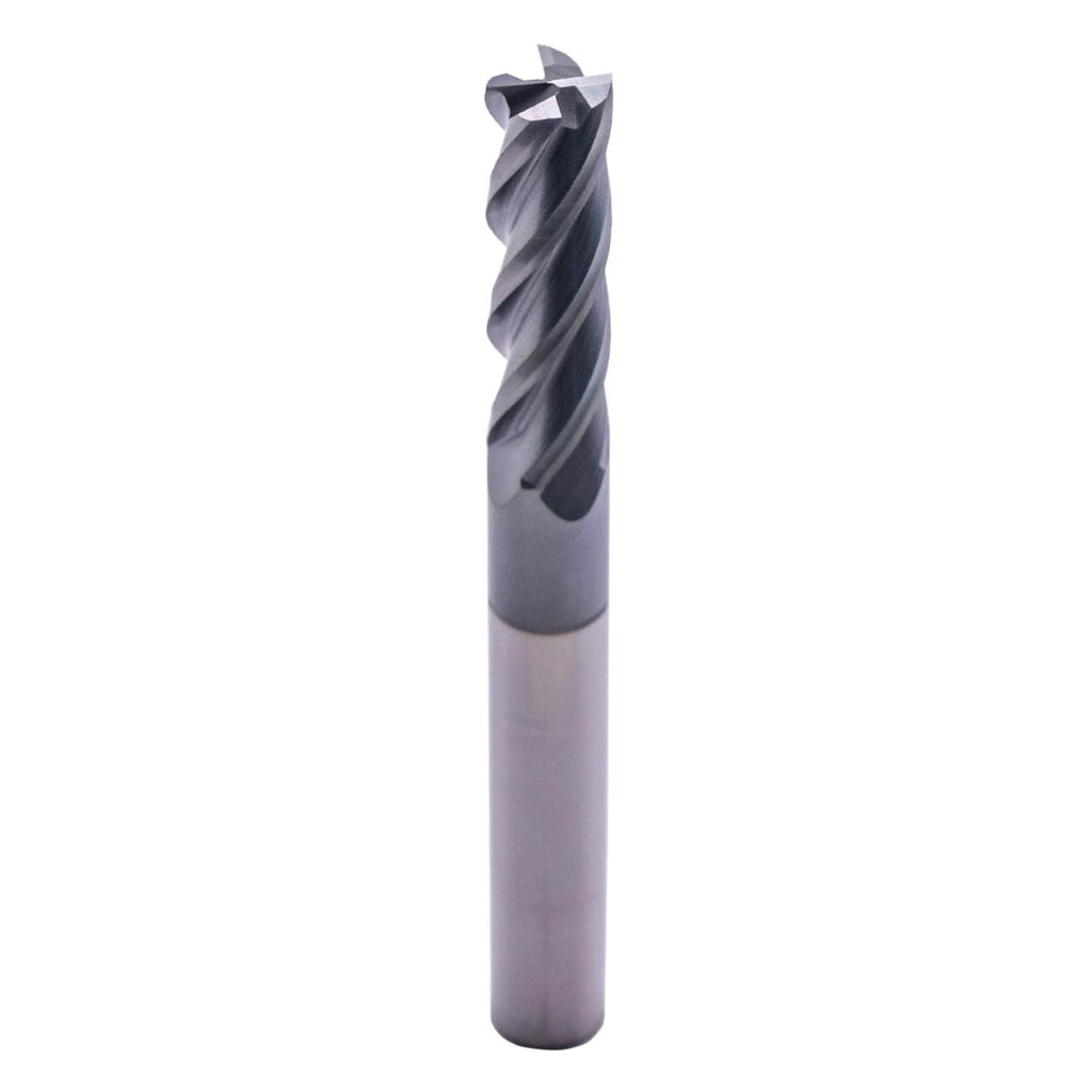 5/16" 4 Flute Solid Carbide Long Square End Mill, 3" OAL, AlTiN Coated