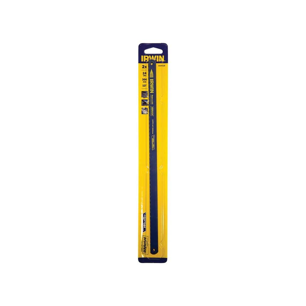 Irwin 10504524 24T Bi Metal Hacksaw Blade, 300mm, Pack of 2