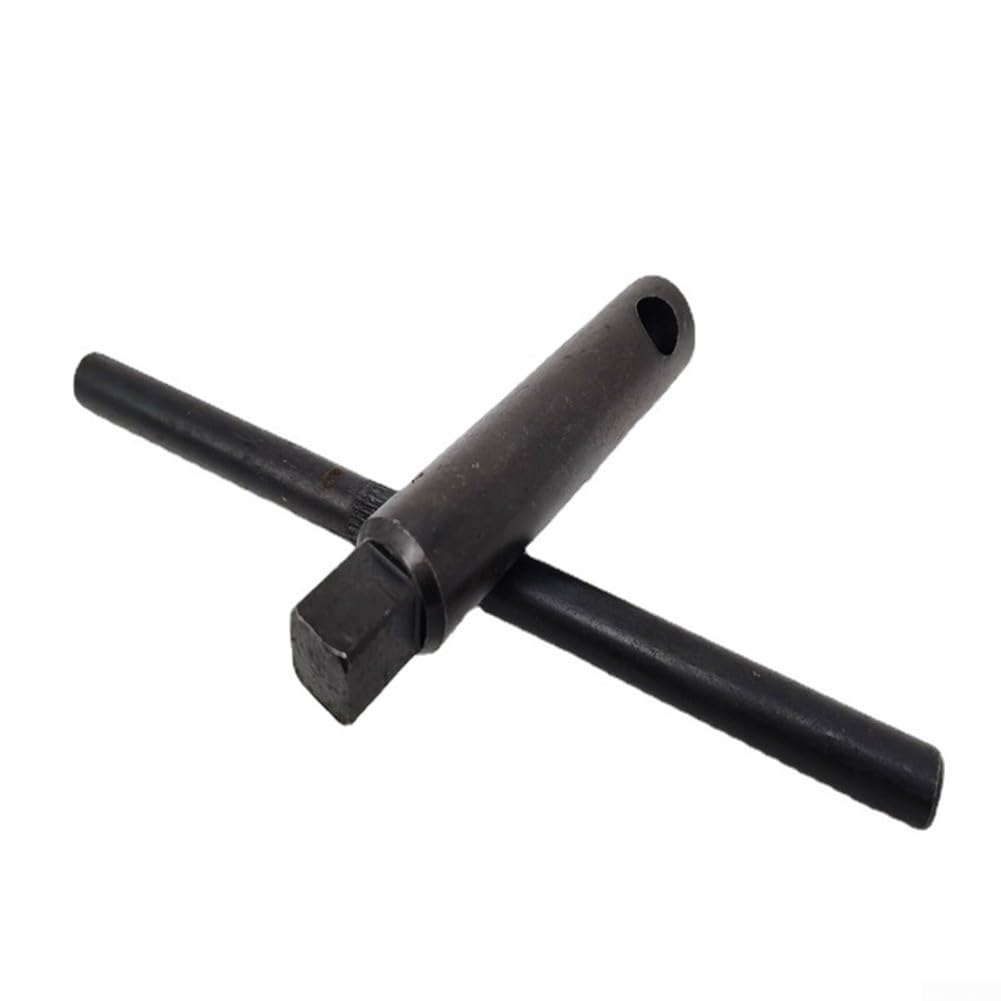 Lathe Chuck Key, Heavy Duty Milling Square Wrench Spanner Tool 8MM 10MM 12MM 14MM 17MM CNC Router Engraving Machine T-Handle Grip(17 * 17mm)