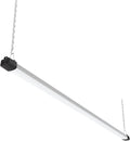 Quarterback 4FT LED Shop Light 40W Strip Work Compact Slim with Inline Switch Daylight White 5000K for Garage Workshop Basement