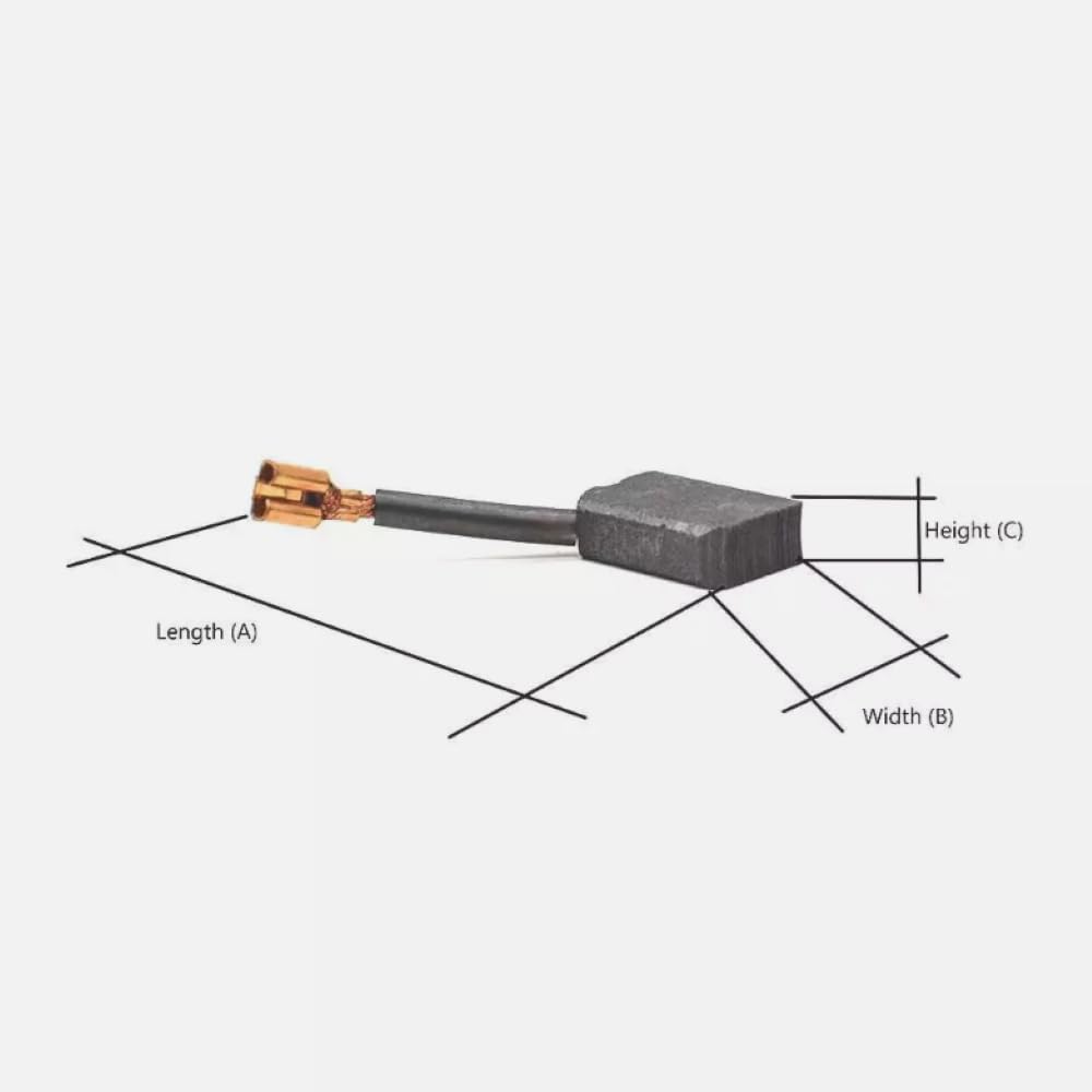 VIQAEKK Angle Grinder Carbon Brush Replaces DW N434649, 2pcs