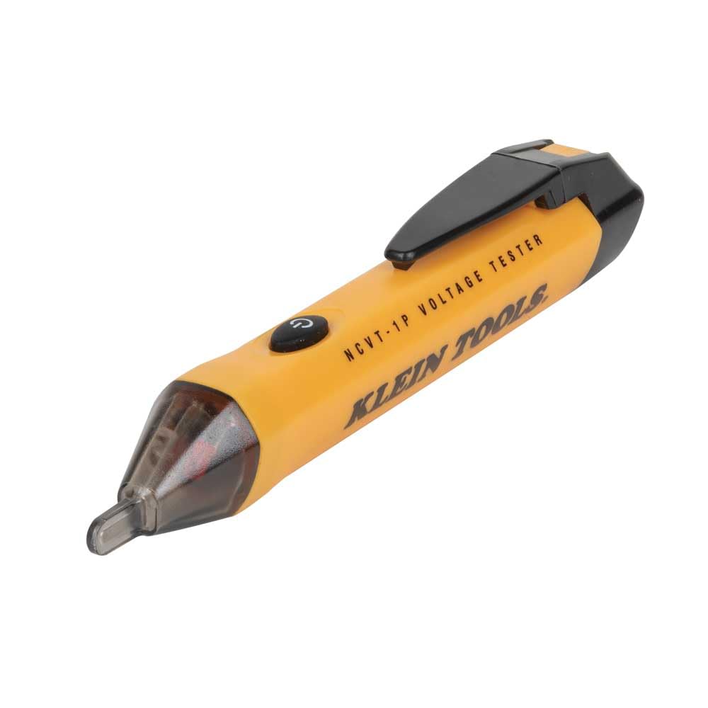 NCVT1P Voltage Tester, Non-Contact Low Voltage Tester Pen, 50V to 1000V AC, Audible and Flashing LED Alarms, Pocket Clip