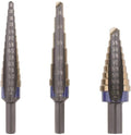 Irwin Tools IRWIN Step Drill Bit Set, 3-Piece (10502CB)