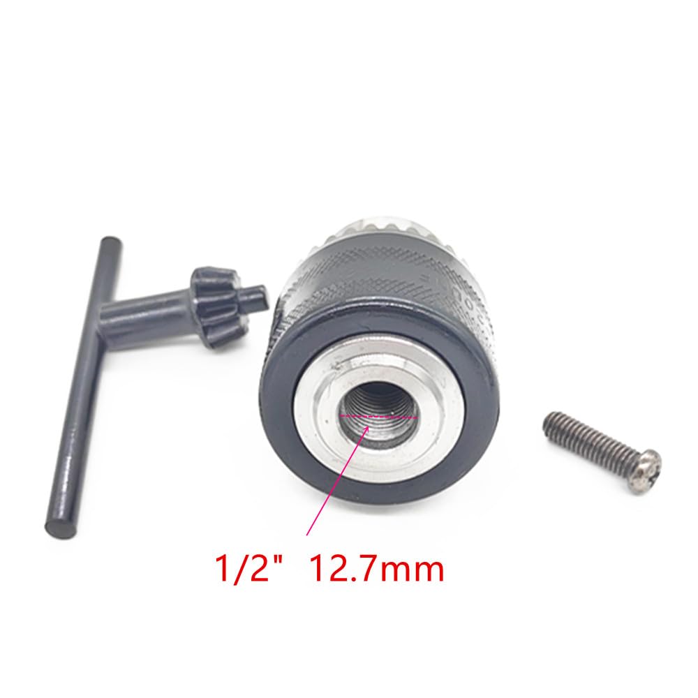 48-66-5185 Chuck Keyless 1/2-20UNF Fits to 5378-20 5378-21 5381-20 5381-22 Dewalt 584925-02 Makita Bosch Hitachi Metabo Skil 1608571048 Tool Hammer 1/2 Drill Chuck