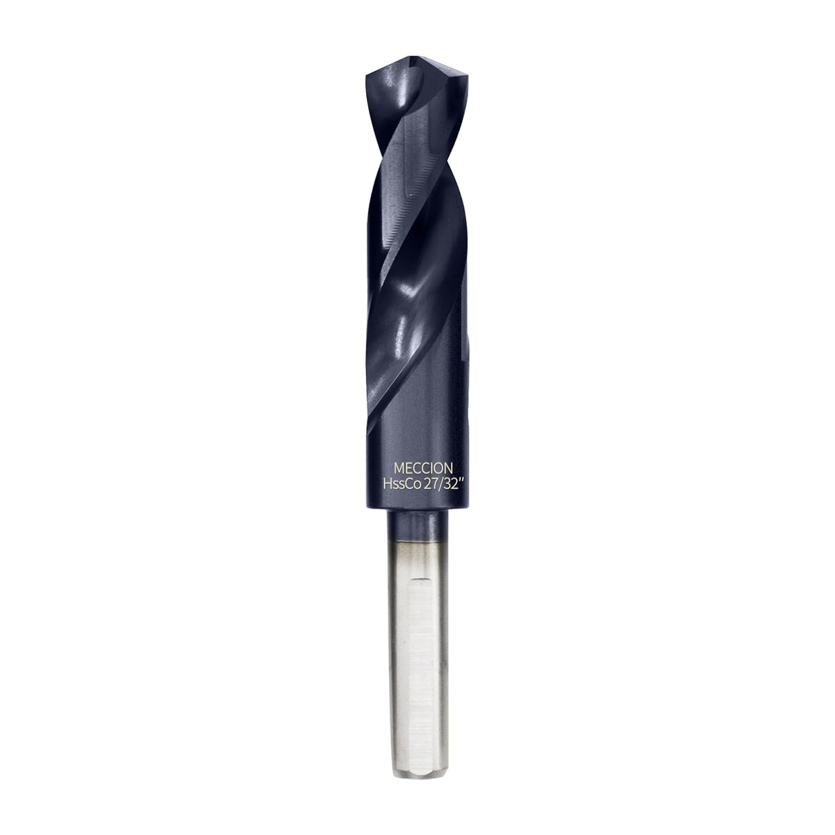 Meccion M35 Cobalt Drill Bits 27/32 Inch TiAIN HSS Drill Bit for Metal
