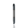 NZ 1/4" Double-Ended Carbide Chamfer End Mill, 90° 4 Flute AlTiN Coated - for Alloy Steel, Hardened Steel, Copper, Iron & Aluminum - 2-1/2" Overall Length