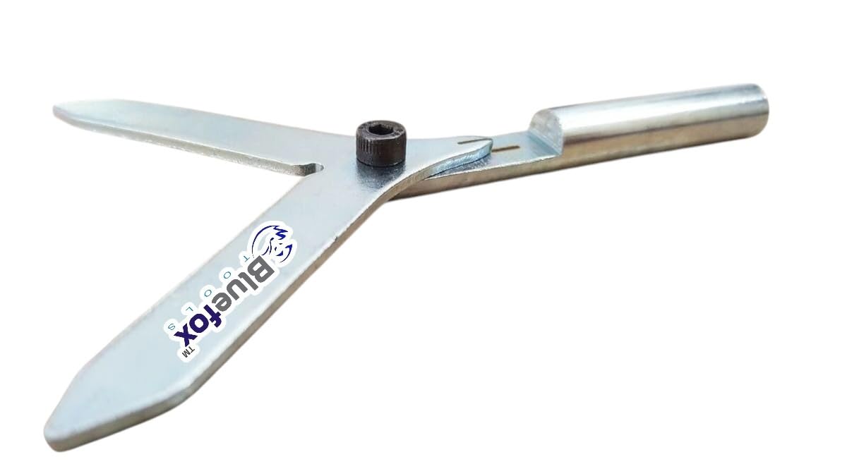 BLUEFOX ROUND Bar Center Finder Tool | 3/8" Shank for Milling Machine | Quickly And Easy Work | Round Workpiece