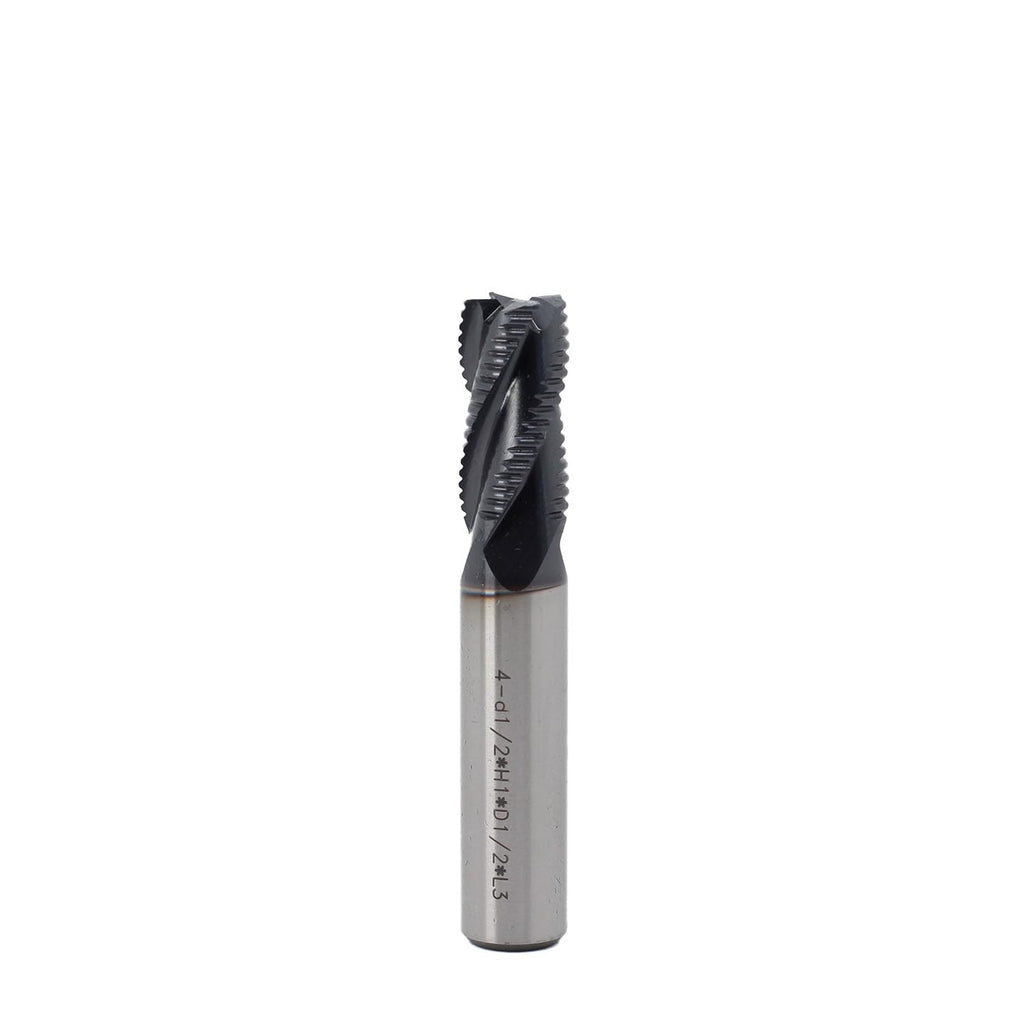 Roughing End Mill JESTUOUS Square Nose 1/2" Shank Dia. 1" Flute Length
