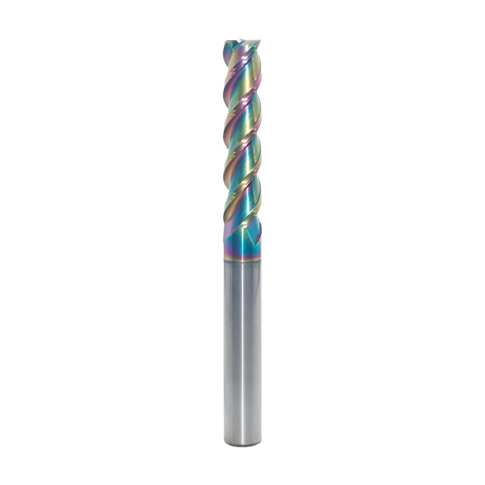 JIANXING 10mm Extra Long Carbide Square End Mill, 3-Flute, 100mm OAL, 1 Pc